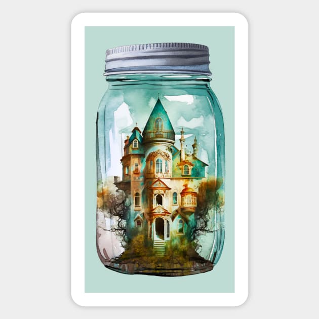 House Jar Sticker by ginkelmier